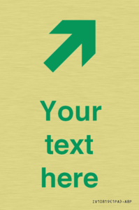 Custom Safe Condition inverse: Green Up right arrow